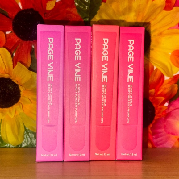 Page Vine Other - Pink Vine Lip Balm & Gloss Set